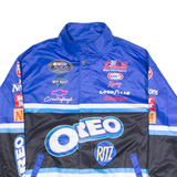 Racing Nascar Mens Jacket Blue USA L