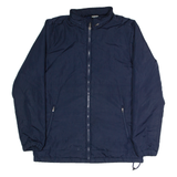 UMBRO Insulated Mens Puffer Jacket Blue Hooded M