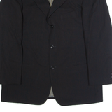 HUGO BOSS Mens Blazer Jacket Black Knit Wool M