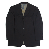 HUGO BOSS Mens Blazer Jacket Black Knit Wool M