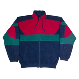 ALFA Mens Track Jacket Blue Colourblock XL