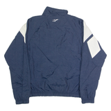 REEBOK Womens Shell Jacket Blue L