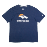 NIKE Denver Broncos Mens T-Shirt Blue USA XL