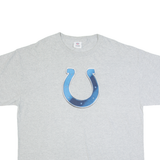 NFL Indianapolis Colts Mens T-Shirt Grey USA 2XL