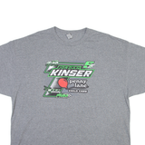 GILDAN Racing Mens T-Shirt Grey 2XL