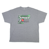 GILDAN Racing Mens T-Shirt Grey 2XL