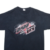 GILDAN Racing Mens T-Shirt Black L