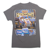 GILDAN Racing Mens T-Shirt Grey S
