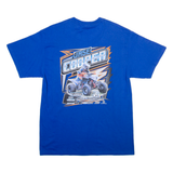 PORT & COMPANY Racing Mens T-Shirt Blue L