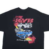 GILDAN Racing Mens T-Shirt Black M