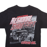 HANES Racing Mens T-Shirt Black M