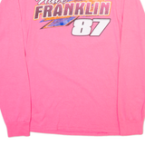 Racing Womens T-Shirt Pink Long Sleeve S