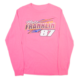 Racing Womens T-Shirt Pink Long Sleeve S
