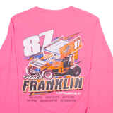 Racing Womens T-Shirt Pink Long Sleeve S