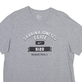 NIKE Mens T-Shirt Grey L