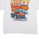 CHEMISTRY Racing Mens T-Shirt White 2XL