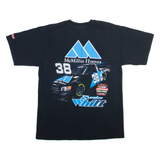GILDAN Racing Mens T-Shirt Black L