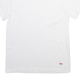 LEVI'S Mens T-Shirt White V-Neck M
