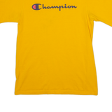 CHAMPION Mens T-Shirt Yellow M