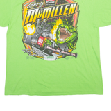 GILDAN Racing Mens T-Shirt Green XL