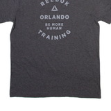 REEBOK Mens T-Shirt Grey M
