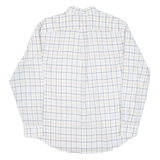 NAUTICA Mens Shirt White Check Long Sleeve M
