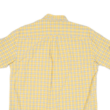 NAUTICA Mens Shirt Yellow Check M