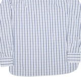 TOMMY HILFIGER Custom Fit Mens Shirt Blue Check Long Sleeve L