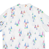 NAUTICA Boats Mens Shirt White L