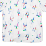 NAUTICA Boats Mens Shirt White L
