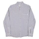 TIMBERLAND Mens Shirt Grey Check Long Sleeve L