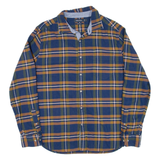 NAUTICA Mens Shirt Blue Check Long Sleeve L
