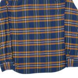 NAUTICA Mens Shirt Blue Check Long Sleeve L