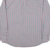 CHAPS Mens Shirt Red Check Long Sleeve L