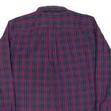 NAUTICA Mens Shirt Purple Check Long Sleeve L