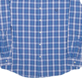 CHAPS Mens Shirt Blue Check Long Sleeve L
