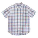 NAUTICA Mens Shirt White Check L