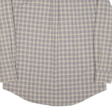 NAUTICA Mens Shirt Brown Check Long Sleeve L