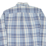 TOMMY HILFIGER Mens Shirt Blue Check Long Sleeve L