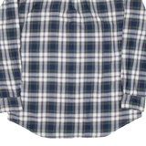 NAUTICA Mens Shirt Blue Check Long Sleeve L