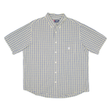 CHAPS Mens Shirt Yellow Check XL