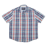 NAUTICA Mens Shirt Blue Check L