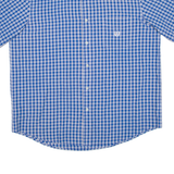 CHAPS Mens Shirt Blue Check XL