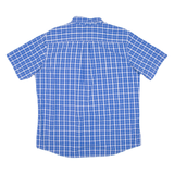 CHAPS Mens Shirt Blue Check XL