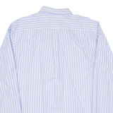 NAUTICA Mens Shirt Blue Striped Long Sleeve L