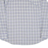 NAUTICA Mens Shirt Purple Check Long Sleeve L