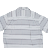 CARHARTT Relaxed Fit Q Mens Worker Shirt Grey Striped L