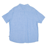 NAUTICA Mens Plain Shirt Blue XL