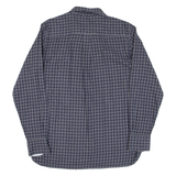 TOMMY HILFIGER Custom Fit Mens Shirt Grey Check Long Sleeve L