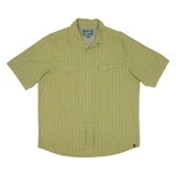 WOOLRICH Mens Shirt Green Check L